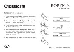 Roberts ClassicLite( Rev.1ad.) Eco-Friendly Radio Mode d'emploi