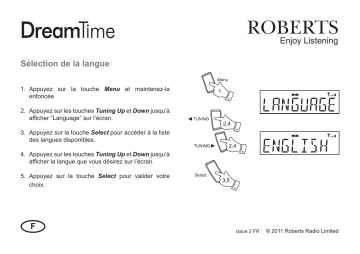 Roberts DreamTime( Rev.2ad.) DAB Radio Mode d'emploi | Fixfr