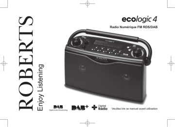 Roberts ECO 4( Rev.2) Portable Radio Mode d'emploi | Fixfr