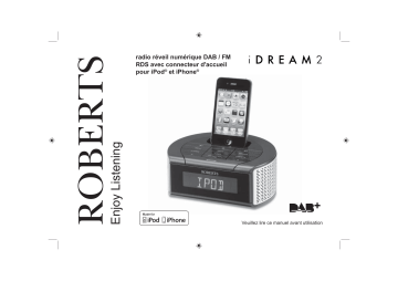 Roberts iDream2( Rev.1) DAB Radio Mode d'emploi | Fixfr