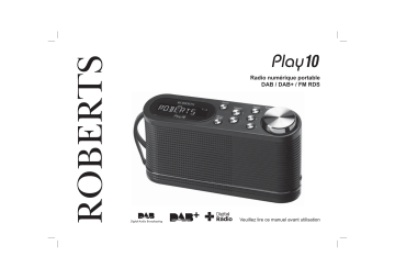 Roberts Play 10( Rev.1) DAB Radio Mode d'emploi | Fixfr