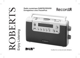 Roberts RECORDR( Rev.1) Portable Radio Mode d'emploi