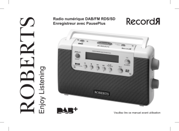 Roberts RECORDR( Rev.1) Portable Radio Mode d'emploi | Fixfr