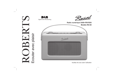 Roberts Revival RD60( Rev.2a) DAB Radio Mode d'emploi | Fixfr