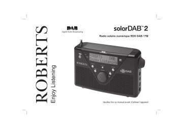 solarDAB 2 | SolarDAB 2( Rev.1)  | Roberts Solar 2( Rev.1) DAB Radio Mode d'emploi | Fixfr