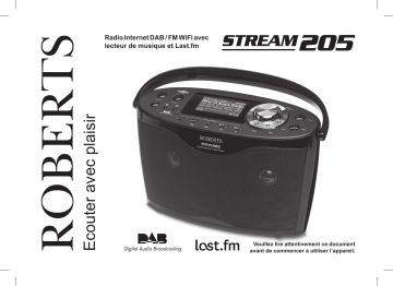 Roberts Stream 205( Rev.1) Internet Radio Mode d'emploi | Fixfr