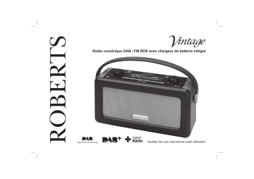 Roberts Vintage( Rev.3) Portable Radio Mode d'emploi | Fixfr