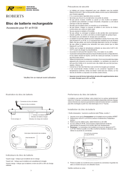 Roberts BPR1( Rev.1) Accessory Radio Mode d'emploi