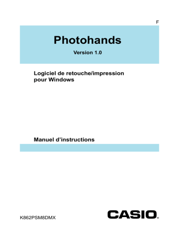 Photohands Version 1.0 | YC-430 | Casio Photohands Manuel utilisateur | Fixfr