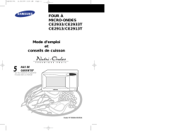 Samsung CE2913 Manuel utilisateur