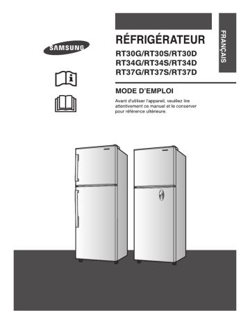 RT34GBSW | Samsung RT37GBTS Manuel utilisateur | Fixfr