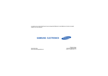 Samsung GT-C5510 Manuel utilisateur | Fixfr