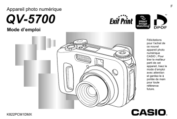 Casio QV-5700 Manuel utilisateur | Fixfr
