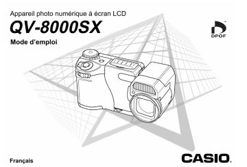 Casio QV-8000SX Manuel utilisateur | Fixfr