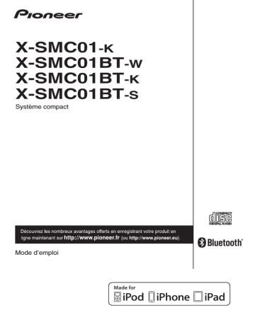 Pioneer X-SMC01BT Manuel utilisateur | Fixfr