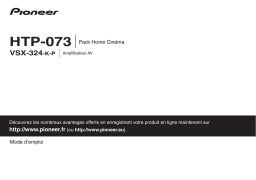 Pioneer HTP-073 Manuel utilisateur