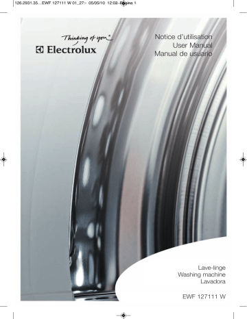 Electrolux EWF127111W Manuel utilisateur | Fixfr