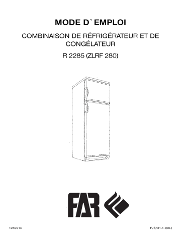 Far R2285 Manuel utilisateur | Fixfr