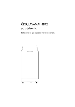 AEG LAV4842 Manuel utilisateur