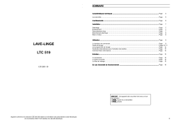 Faure LTC519 Manuel utilisateur