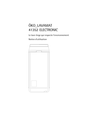 AEG LAV41352 Manuel utilisateur | Fixfr