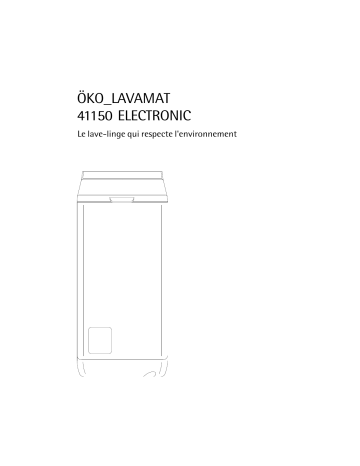 AEG LAV41150 Manuel utilisateur | Fixfr