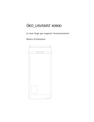 AEG LAV40900 Manuel utilisateur | Fixfr