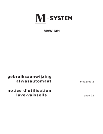 M-system MVW681 Manuel utilisateur | Fixfr