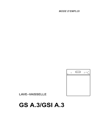GSI A.3 INOX | GS A.3 WS | GSI A.3 WS | GSI A.3 SW | Therma GS A.3 SW Manuel utilisateur | Fixfr