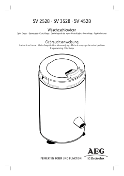 Aeg-Electrolux SV3528 Manuel utilisateur