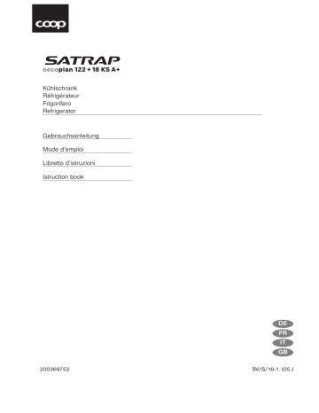 Satrap OP122+18KS Manuel utilisateur | Fixfr