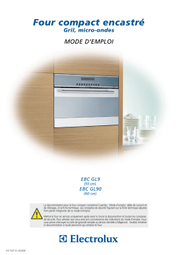 Electrolux EBCGL9 WS Manuel utilisateur