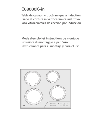 AEG C68000K-IN Manuel utilisateur | Fixfr