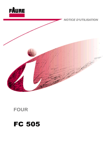 FC505X | FC505N | Faure FC505W Manuel utilisateur | Fixfr