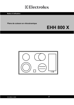 Electrolux EHH800X Manuel utilisateur