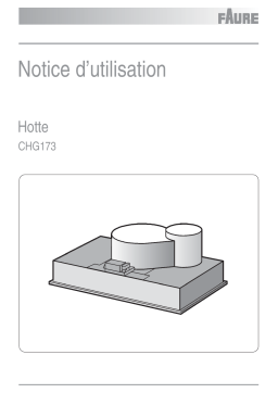 Faure CHG173N Manuel utilisateur