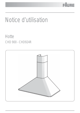 Faure CHD924R Manuel utilisateur