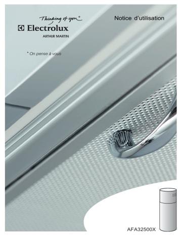 ARTHUR MARTIN ELECTROLUX AFA32500X Manuel utilisateur | Fixfr