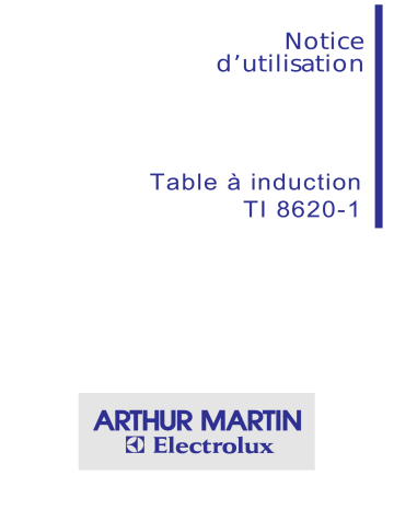 ARTHUR MARTIN ELECTROLUX TI8620N Manuel utilisateur | Fixfr