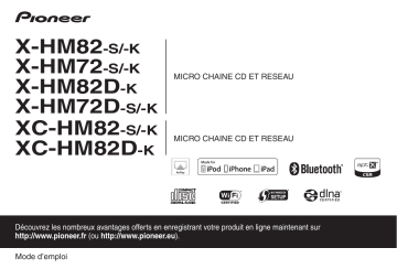 X-HM82 | X-HM72D | Pioneer X-HM72 Manuel utilisateur | Fixfr