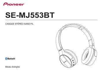 Pioneer SE-MJ553BT Manuel utilisateur | Fixfr