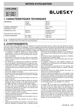 Bluesky BLT1000.7 Manuel utilisateur