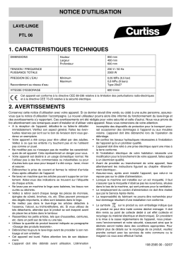 Curtiss PTL06 Manuel utilisateur