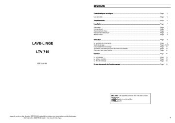 Faure LTV719 Manuel utilisateur | Fixfr