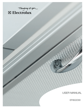 Electrolux EFI60200W Manuel utilisateur | Fixfr