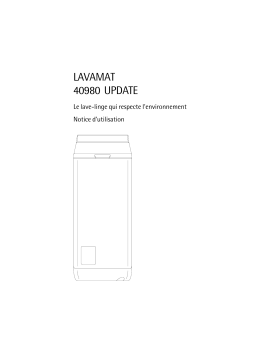 AEG LAV40980 Manuel utilisateur