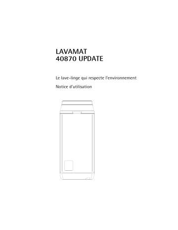 AEG LAV40870 Manuel utilisateur | Fixfr