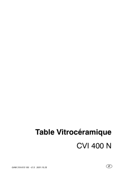 Faure CVI400N Manuel utilisateur