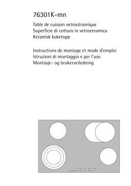 AEG 76301K-MN Manuel utilisateur