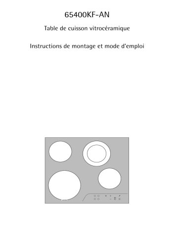 AEG 65400KF-AN Manuel utilisateur | Fixfr